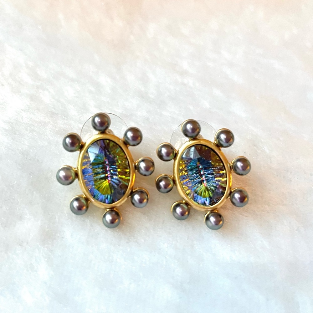 Oscar de la renta earrings